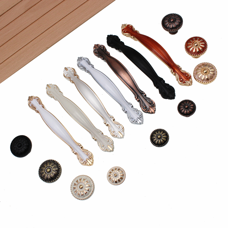 Furniture Hardware For Legs - RUNBAZEF Đen Tủ Bếp Núm Và