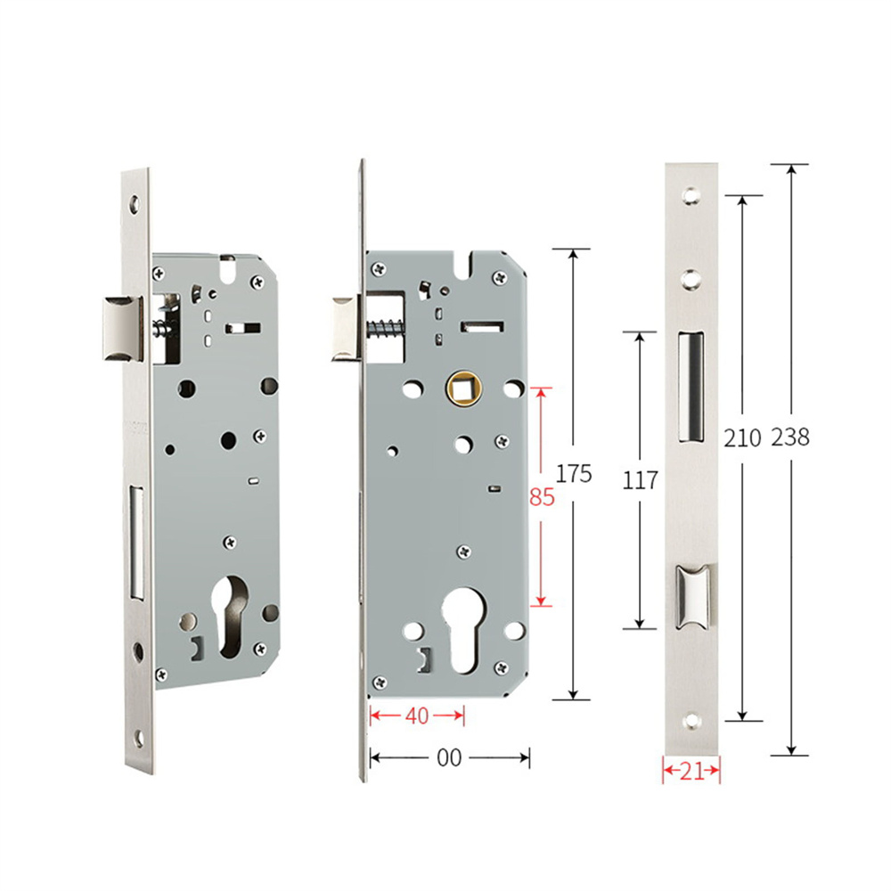 Furniture Hardware Fitting - 1 PCS 8520/8525/8530/8535 Metal Door Lock