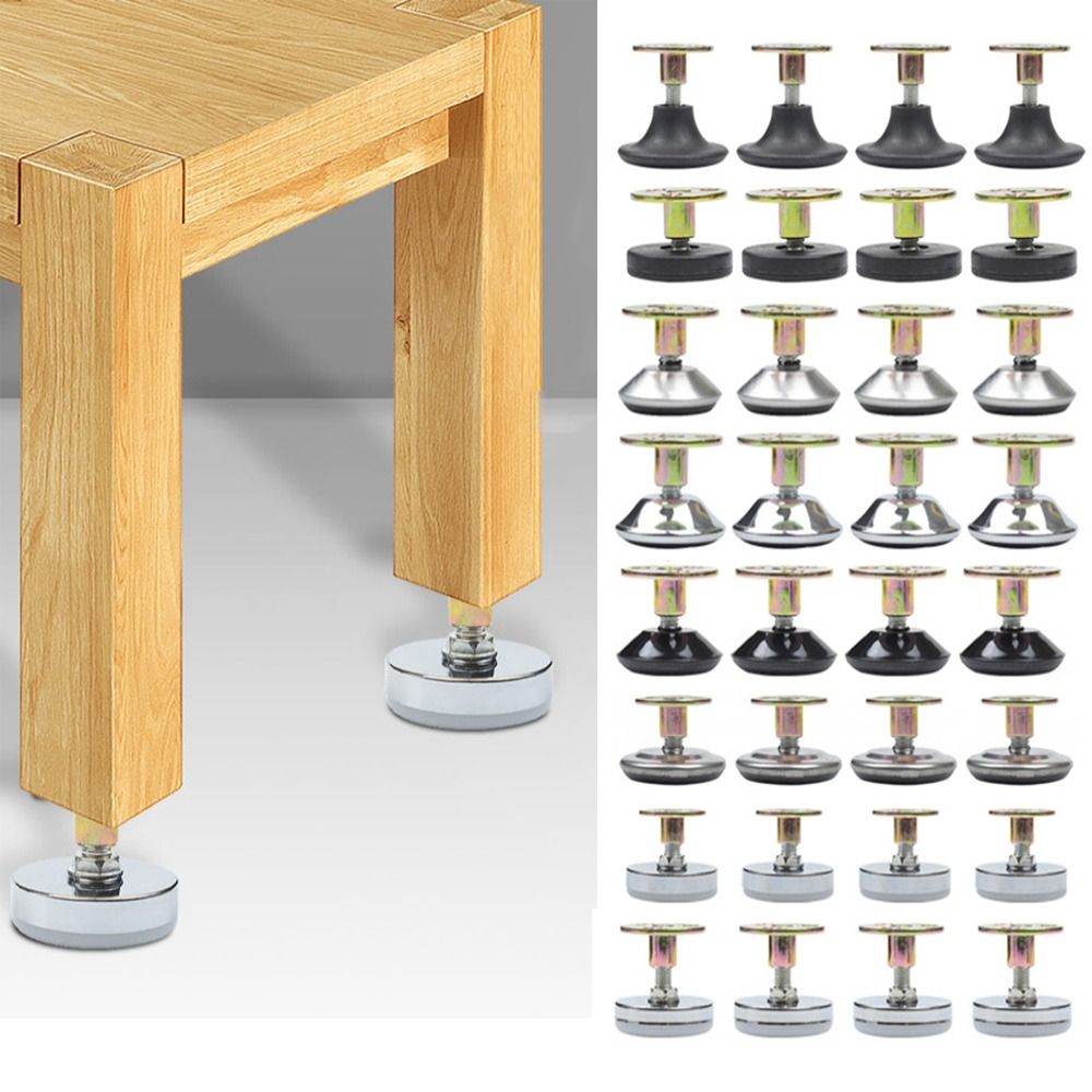 Furniture Leveling Hardware - 4pcs Adjustable Furniture Support Leg Floor