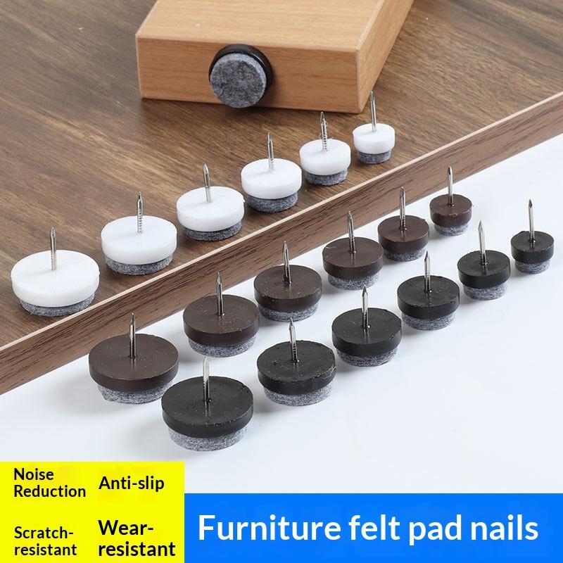 Furniture Hardware For Legs - 10Pcs Plastic Felt Nails Non-slip Chair