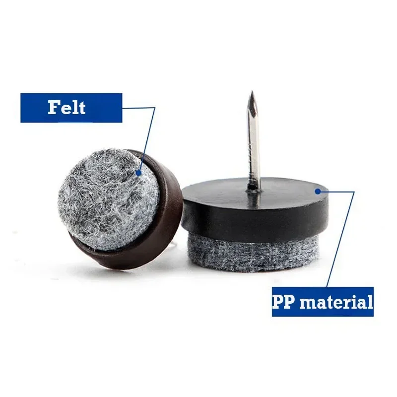 30pcs 14-28mm Plastic Felt Nai - đánh giá và giá Furniture Hardware For Legs