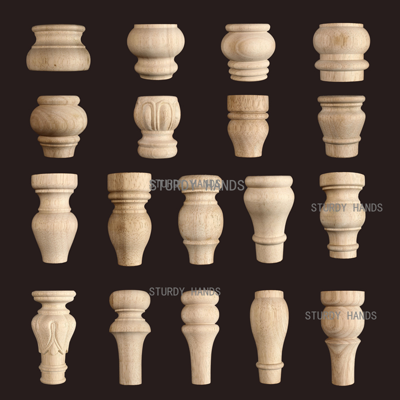 1pc Furniture Round Solid Wood - đánh giá và giá Furniture Hardware For Legs