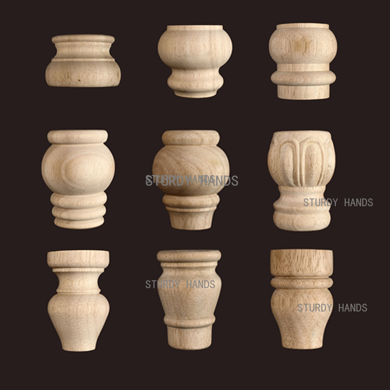 1pc Furniture Round Solid Wood - đánh giá và giá Furniture Hardware For Legs
