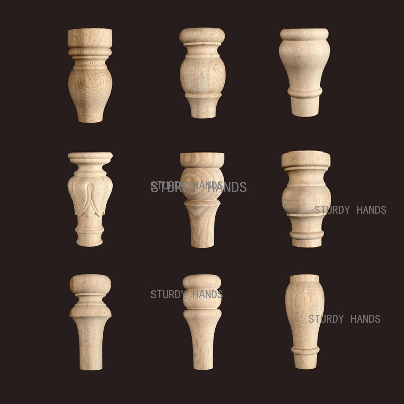 1pc Furniture Round Solid Wood - đánh giá và giá Furniture Hardware For Legs