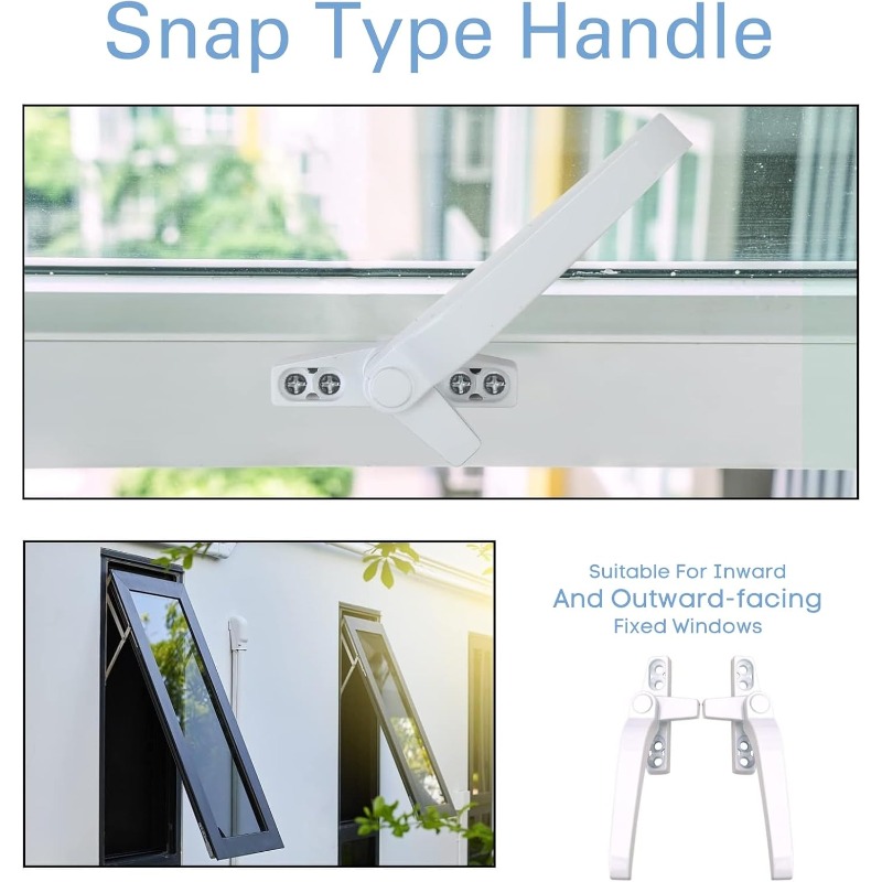 Glass Window Lock Handle 2Pcs  - đánh giá và giá Furniture Hardware Fitting