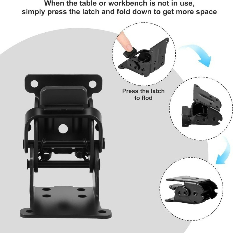 Self Locking Folding Hinge 90  - đánh giá và giá Furniture Hardware For Legs
