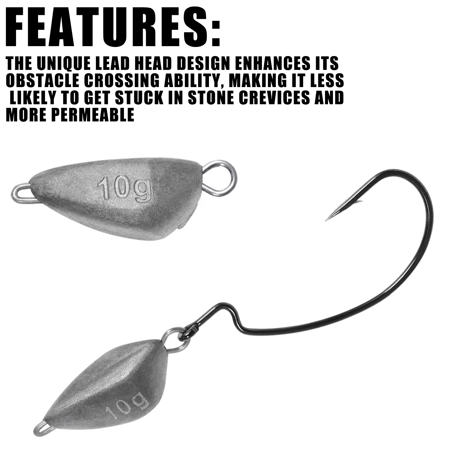 SAMOLLA 5pcs Jig Head Fishing  - đánh giá và giá Furniture Hardware Jig