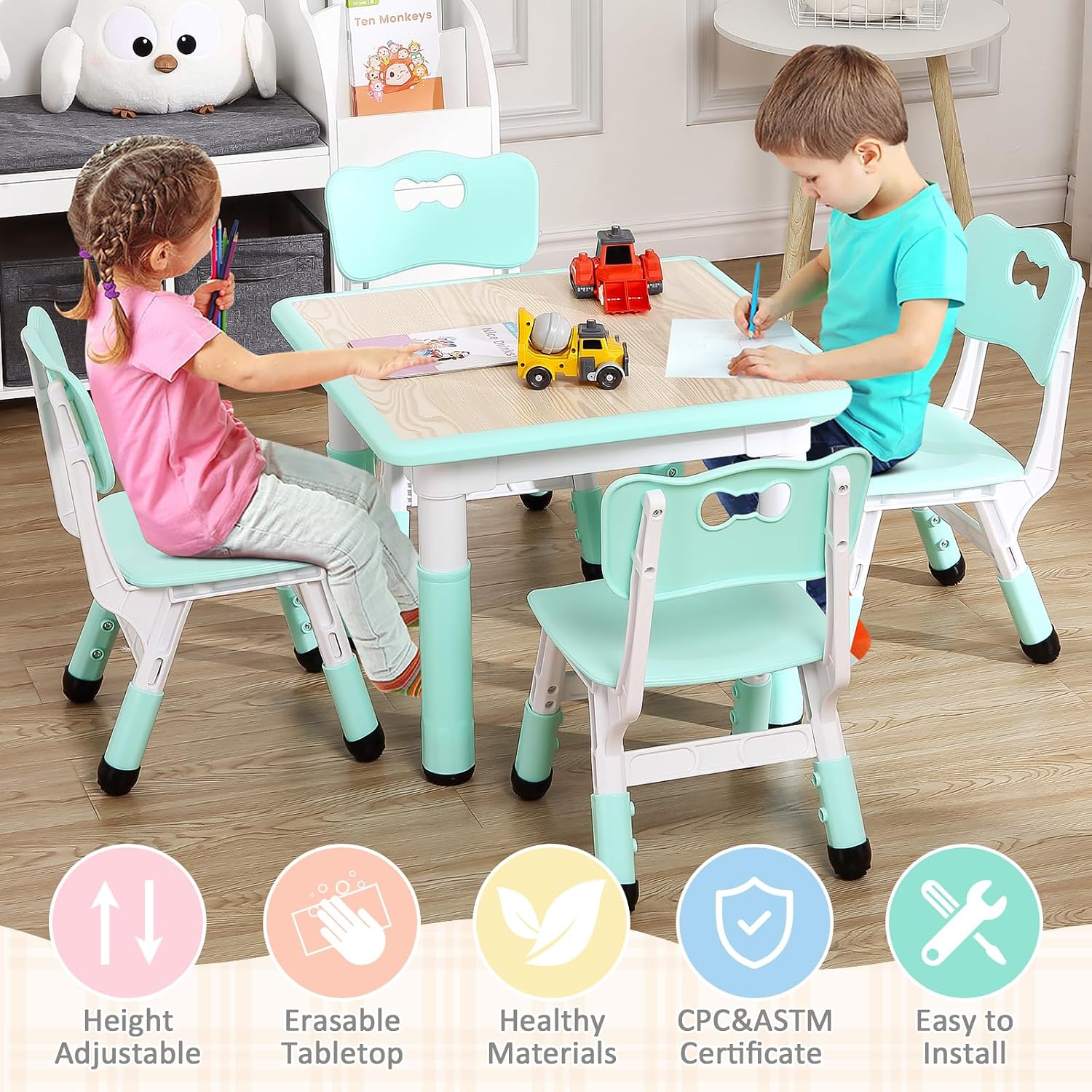 TackView 23inch Kids Table and - đánh giá và giá Furniture Leg Set