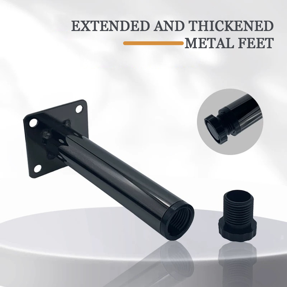 4pcs New design Gun Grey 15cm  - đánh giá và giá Furniture Hardware For Legs