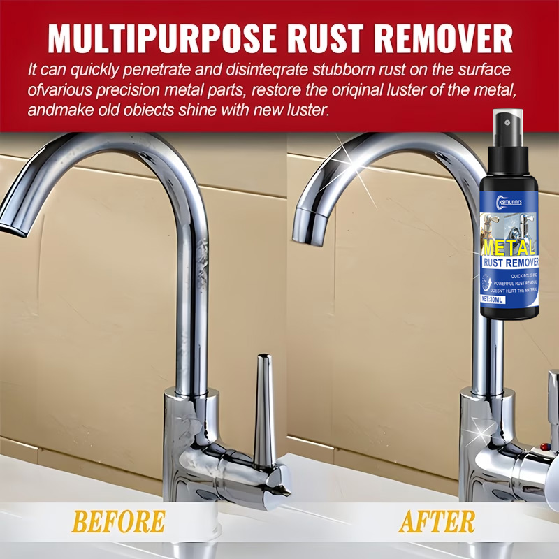 Rust Removal Spray Metal Polis - đánh giá và giá Furniture Hardware Cleaner