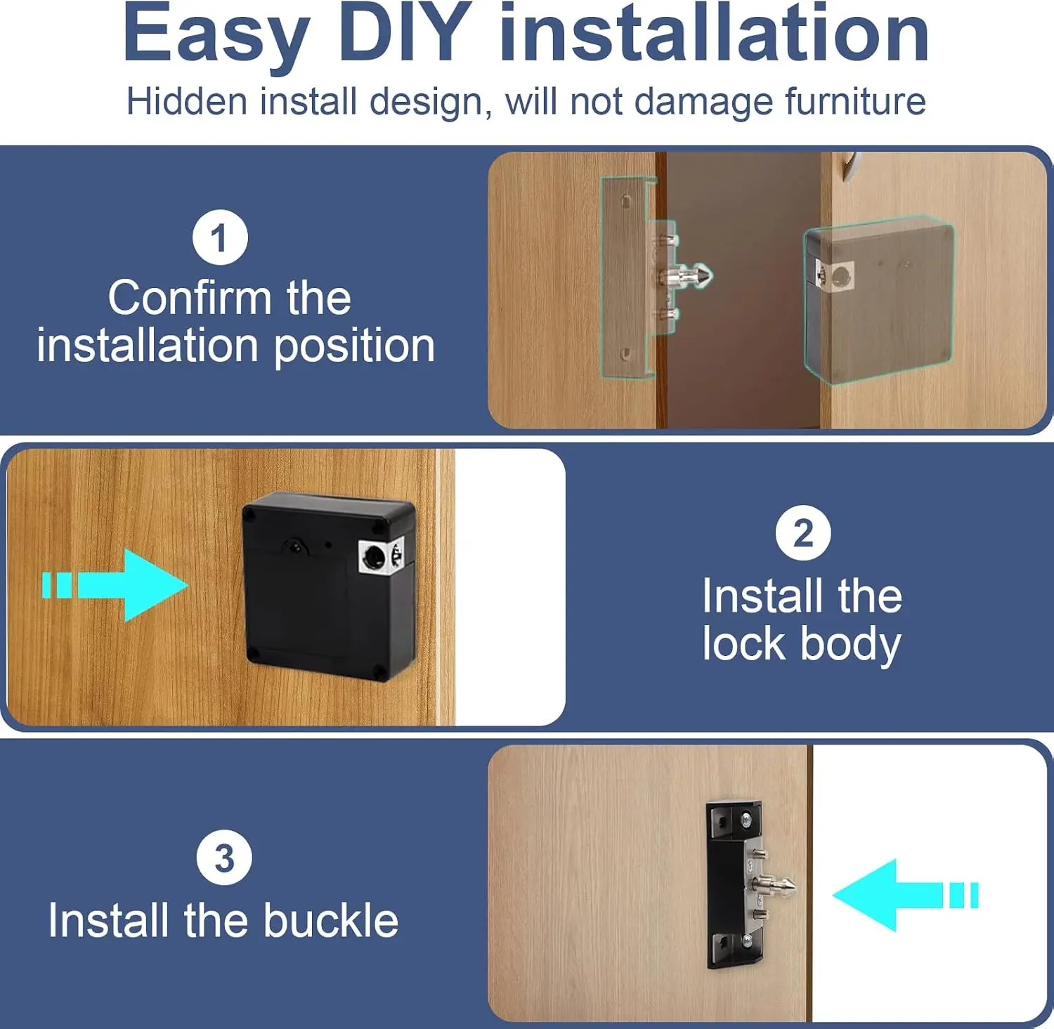 Mobile phone NFC smart locker  - đánh giá và giá Furniture Hardware Locks