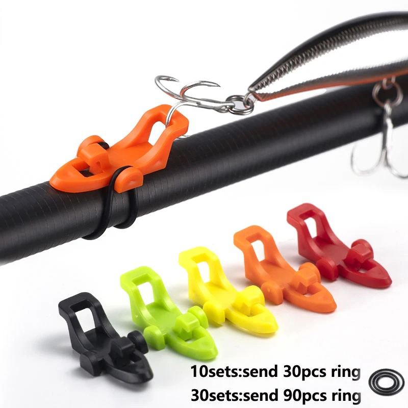 1-10pcs Fishing Rod Pole Hook  - đánh giá và giá Furniture Hardware Jig