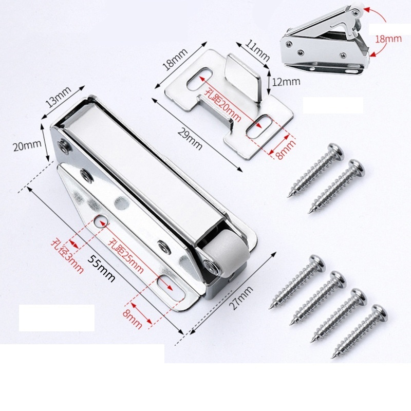 Touch Latch Automatic Spring C - đánh giá và giá Furniture Hardware Locks