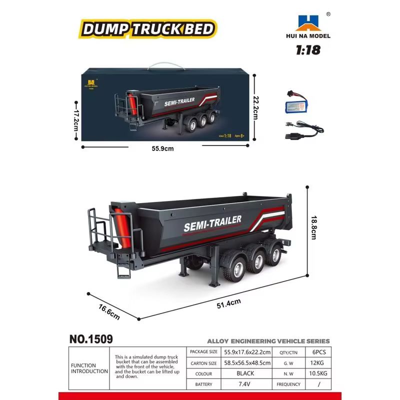 1/18 Huina 1509 Rc Semi Dump T - đánh giá và giá Furniture Leg Set