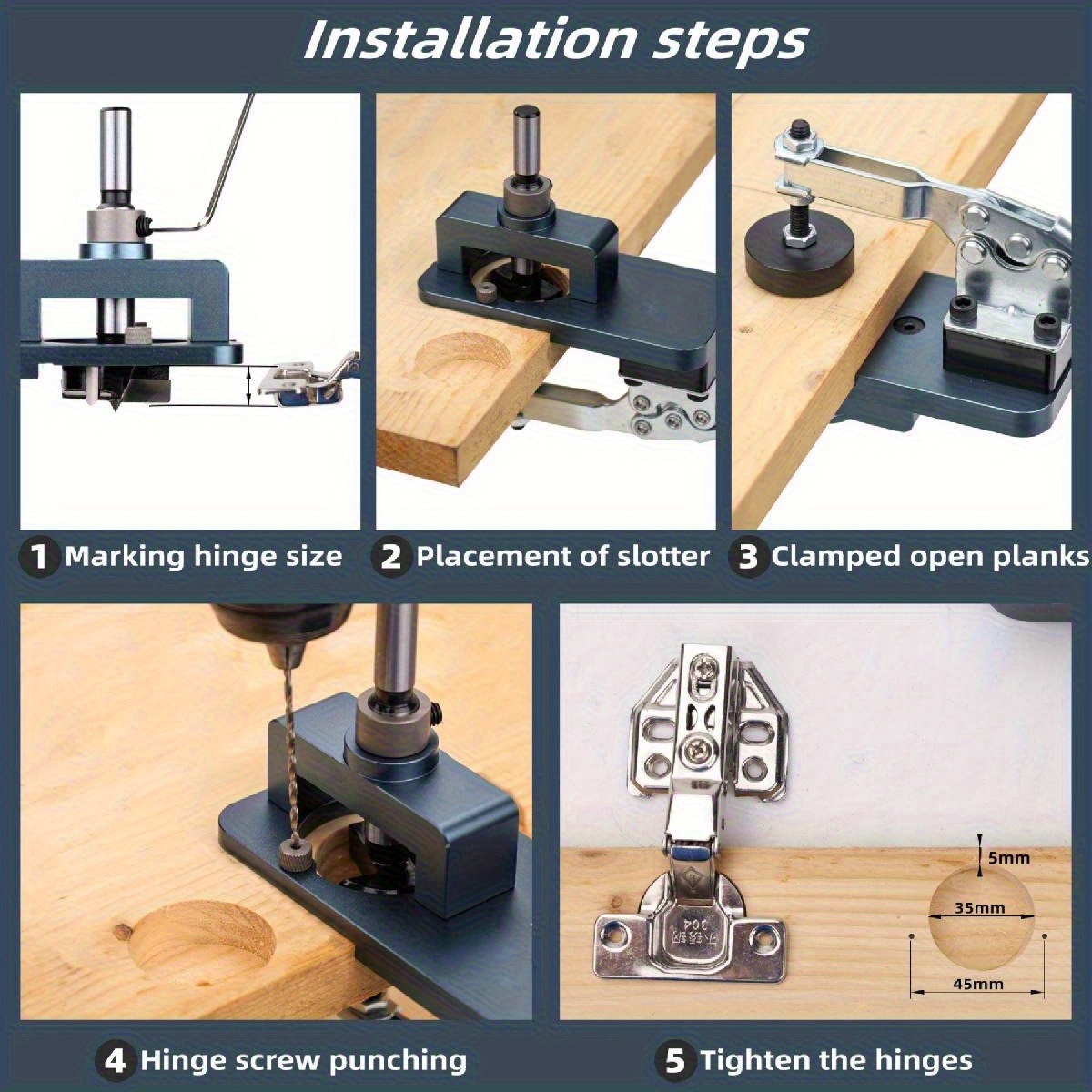 35mm Hinge Jig - Precise Borin - đánh giá và giá Furniture Hardware Fitting