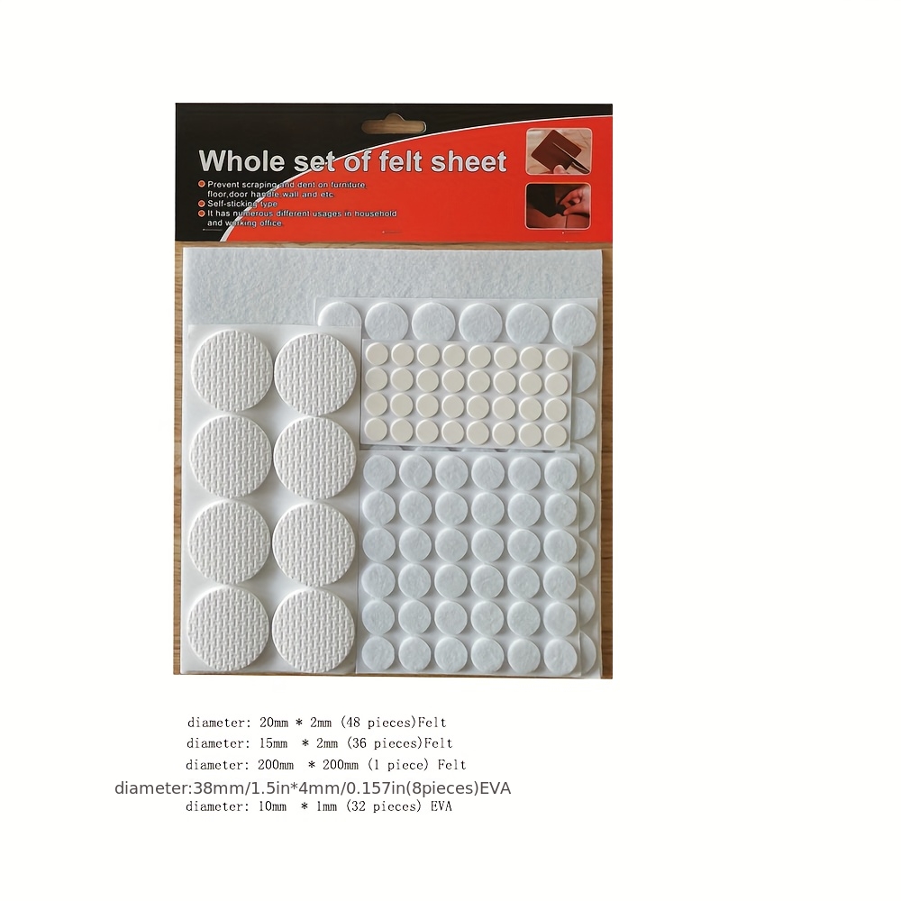 125pcs furniture felt pad set- - đánh giá và giá Furniture Leg Set