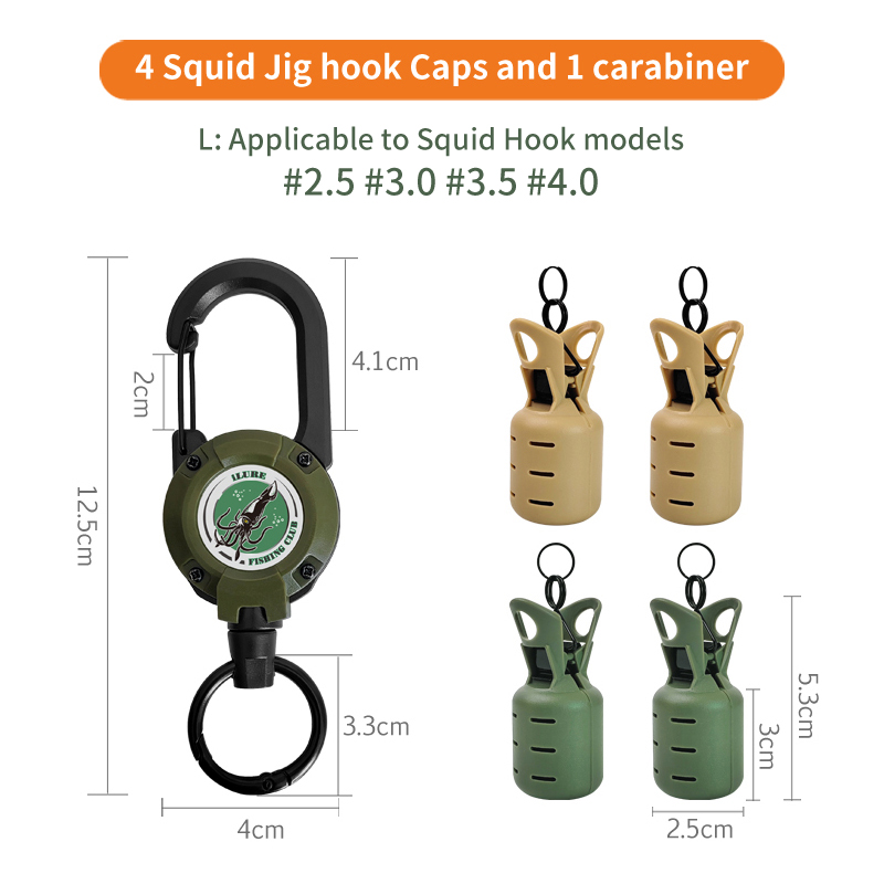 4pcs Telescopic Squid Jig Bait - đánh giá và giá Furniture Hardware Jig