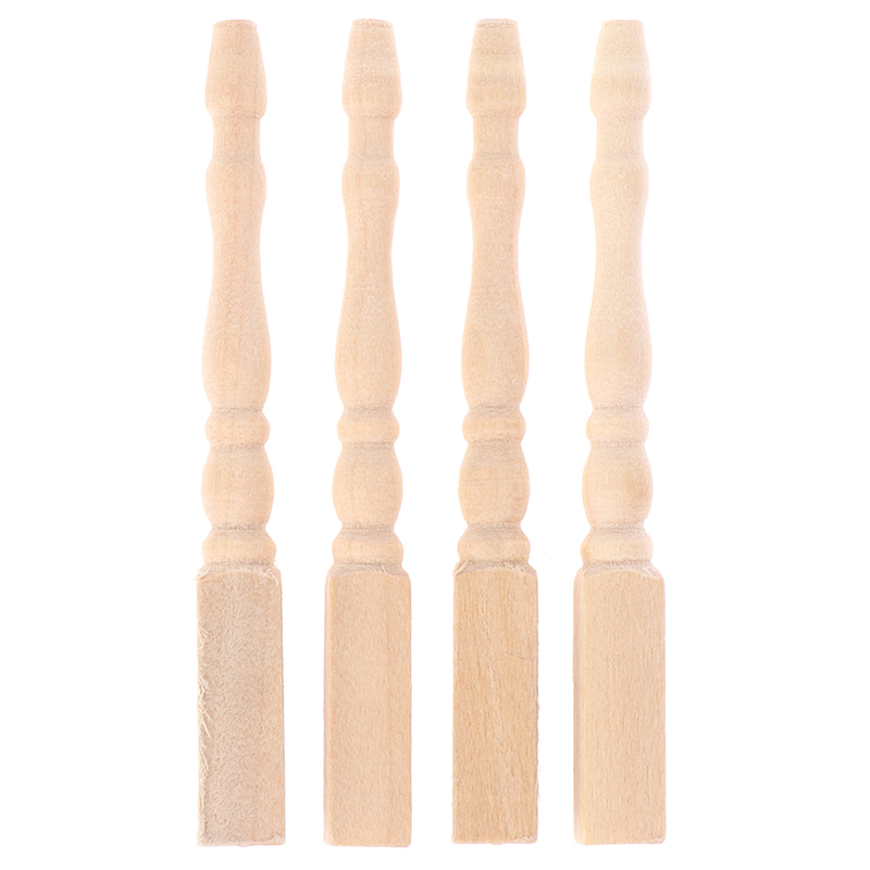 ●4pcs/set 1:12 Dollhouse Minia - đánh giá và giá Furniture Leg Set