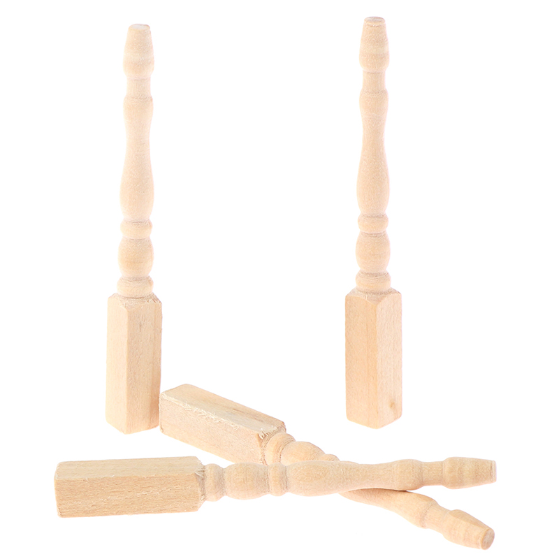 ●4pcs/set 1:12 Dollhouse Minia - đánh giá và giá Furniture Leg Set