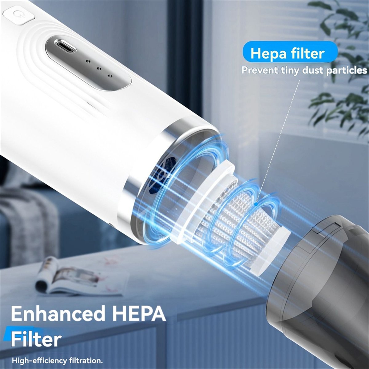 Car Vacuum Cleaner, Large Suct - đánh giá và giá Furniture Hardware Cleaner