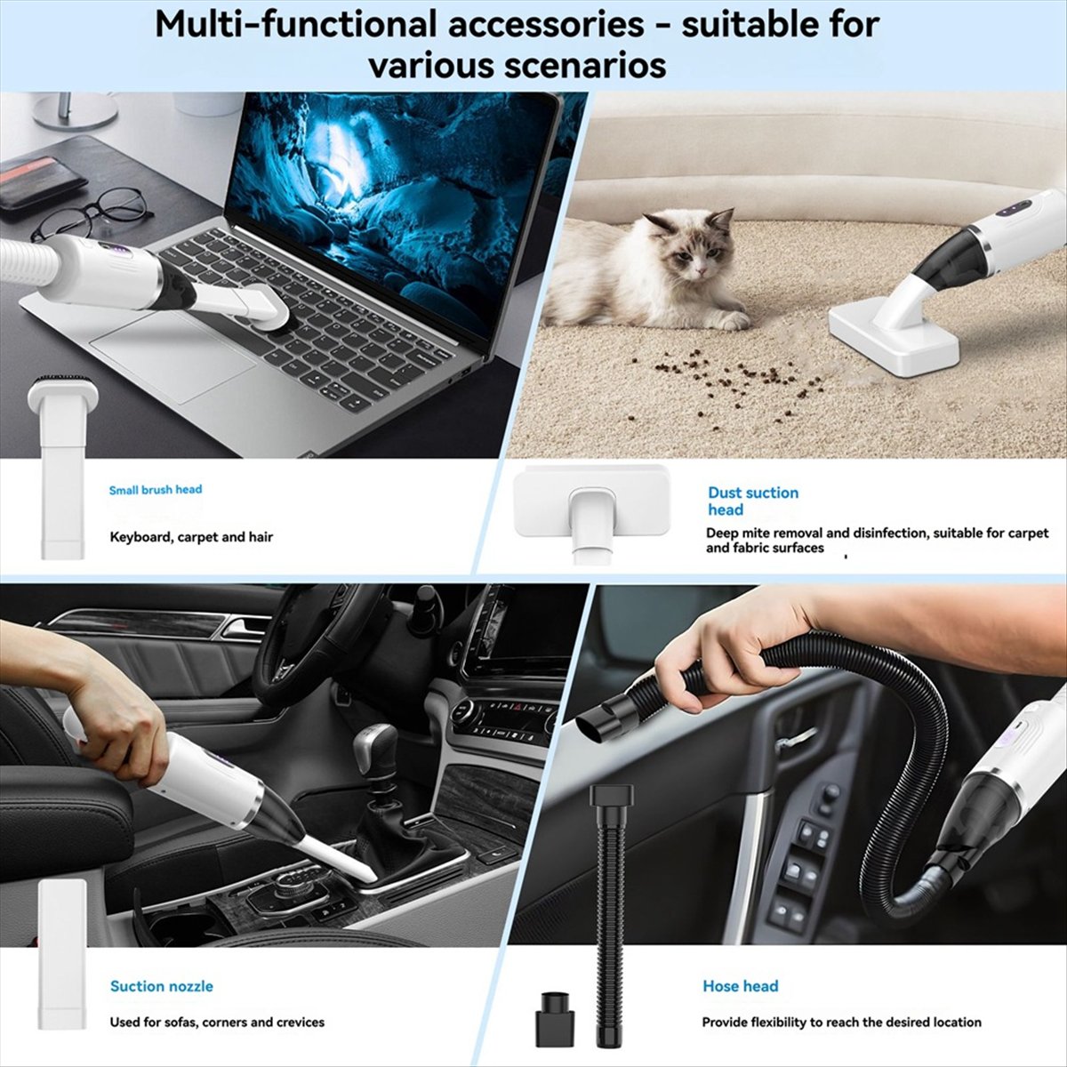 Car Vacuum Cleaner, Large Suct - đánh giá và giá Furniture Hardware Cleaner