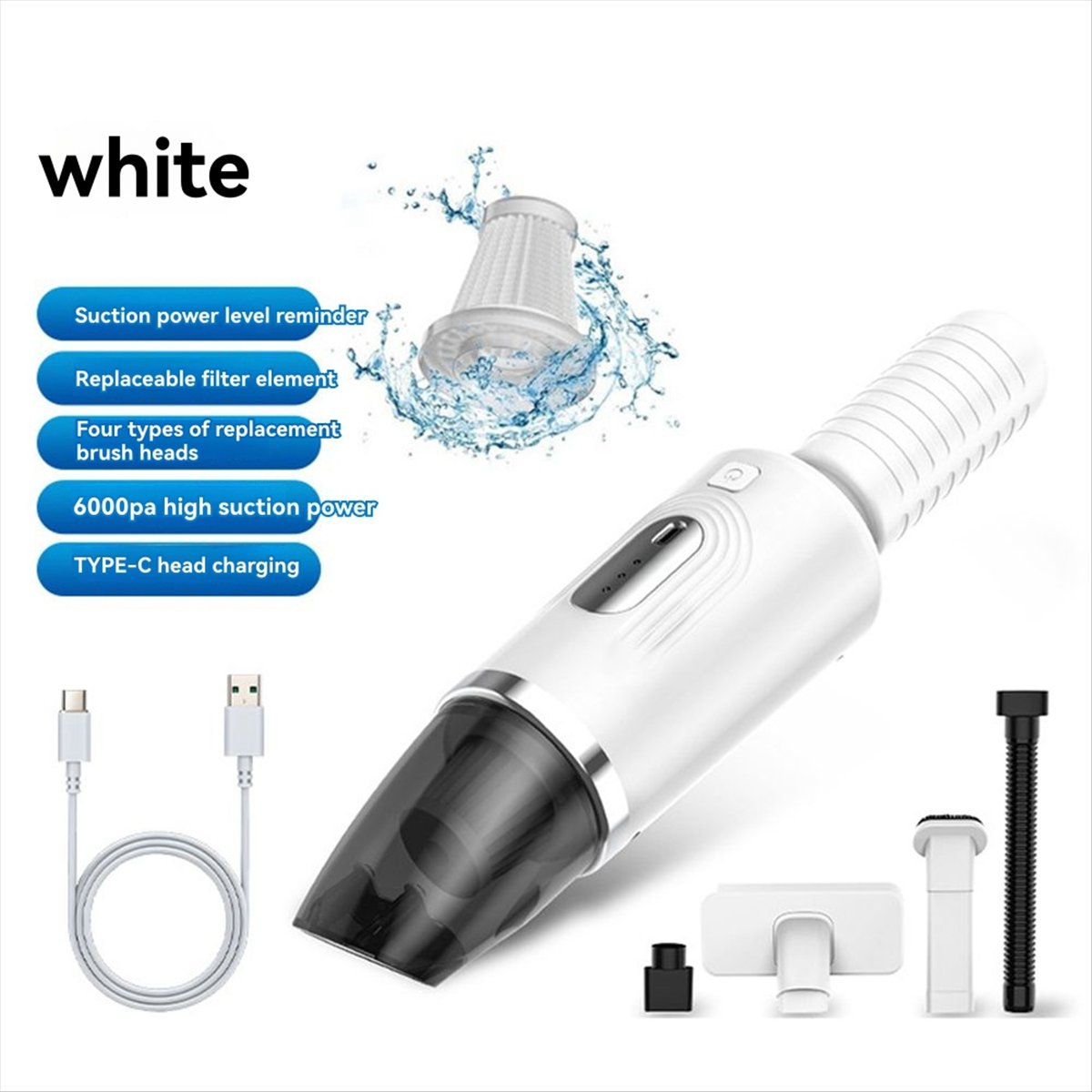 Car Vacuum Cleaner, Large Suct - đánh giá và giá Furniture Hardware Cleaner