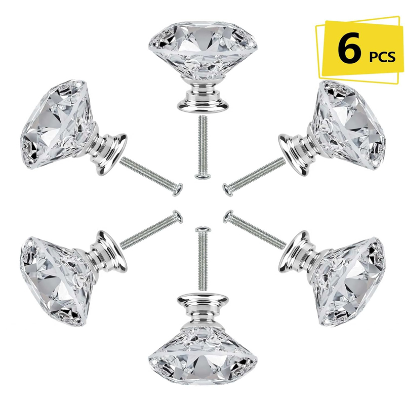 6Pcs Cabinet Knob with Screws  - đánh giá và giá Furniture Hardware Jig