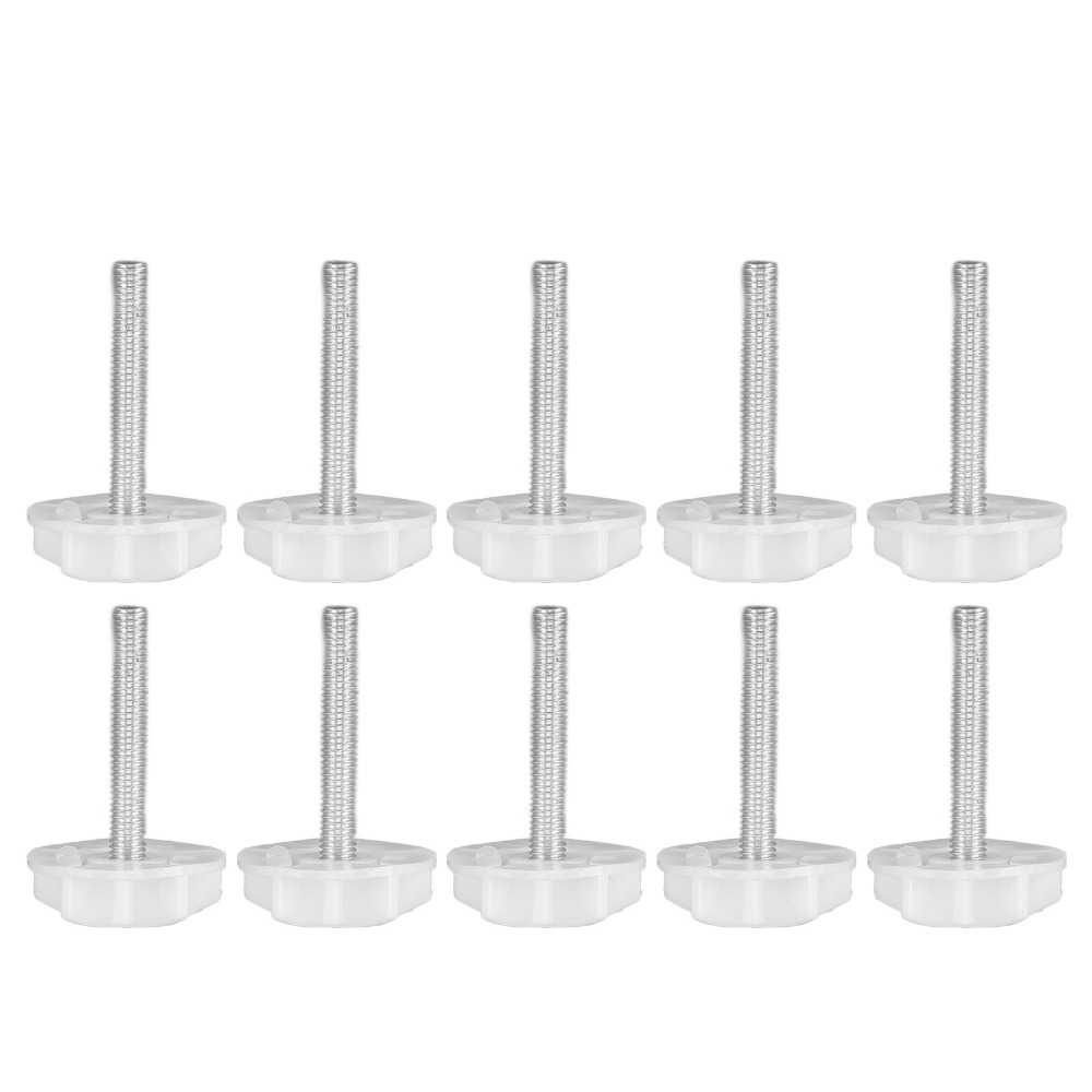 10Pcs White Screw Adjustable F - đánh giá và giá Furniture Leveling Hardware
