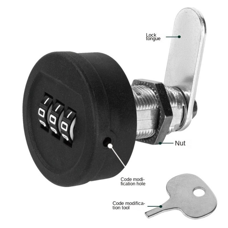 Drawer Password Lock 20/30mm T - đánh giá và giá Furniture Hardware Locks