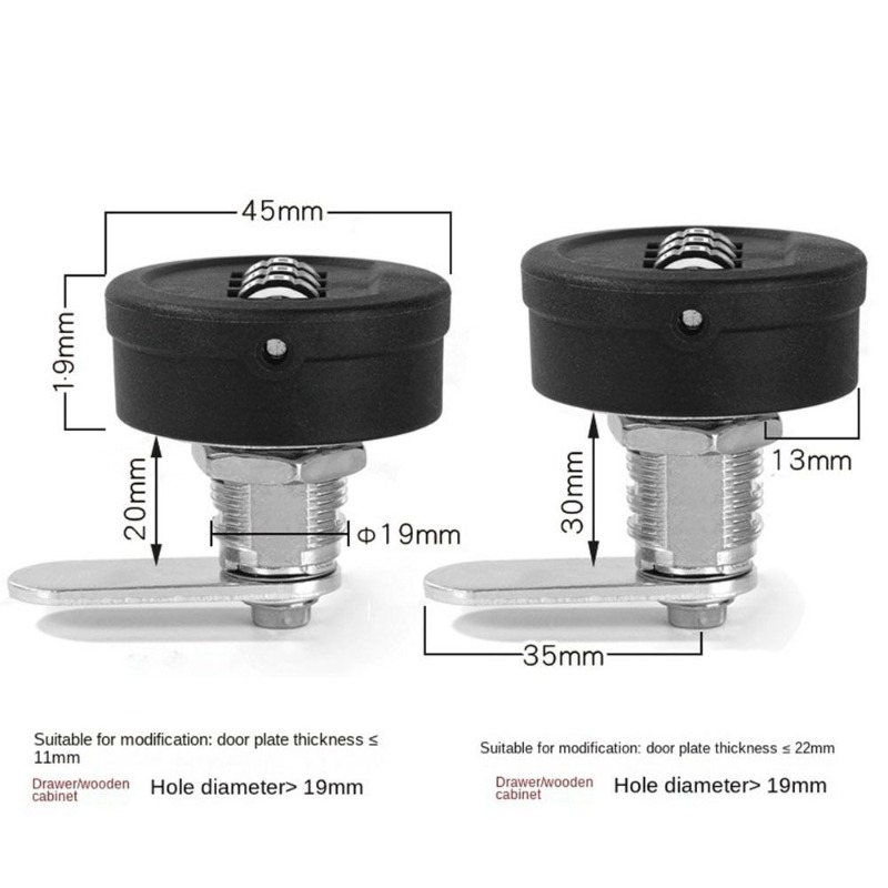 Drawer Password Lock 20/30mm T - đánh giá và giá Furniture Hardware Locks